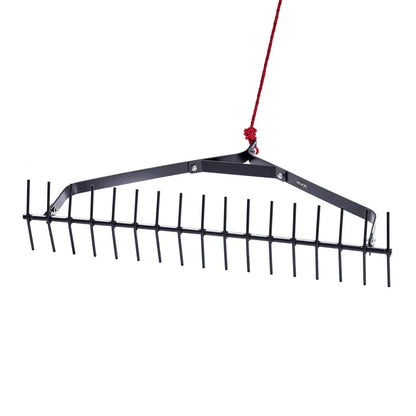7849 - 32"x6.3" Heavy-Duty Aquatic Weed Rake with 30ft Rope