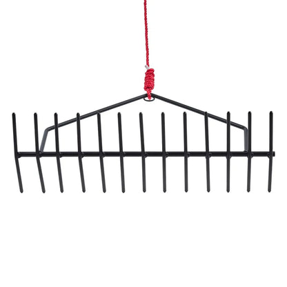 7847 - Durable 8.5" Aquatic Weed Rake with 30ft Rope and Net Bag