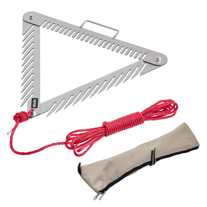 7867 - Stainless Steel Aquatic Rake with 9m Rope for Easy Weeding