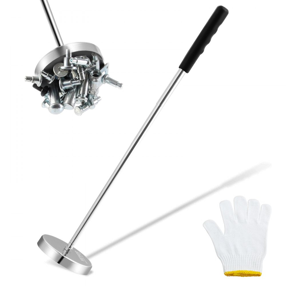 QJ8010 - 8.3-33.3in Telescoping Magnetic Sweeper for Metal Pickup