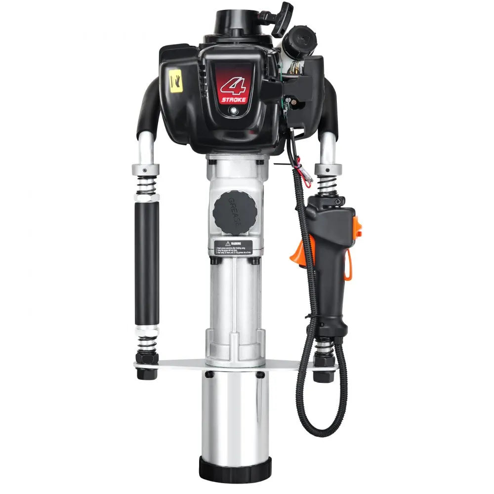 JH-65 - VEVOR 37.77cc Gas-Powered Pile Driver with Interchangeable Heads