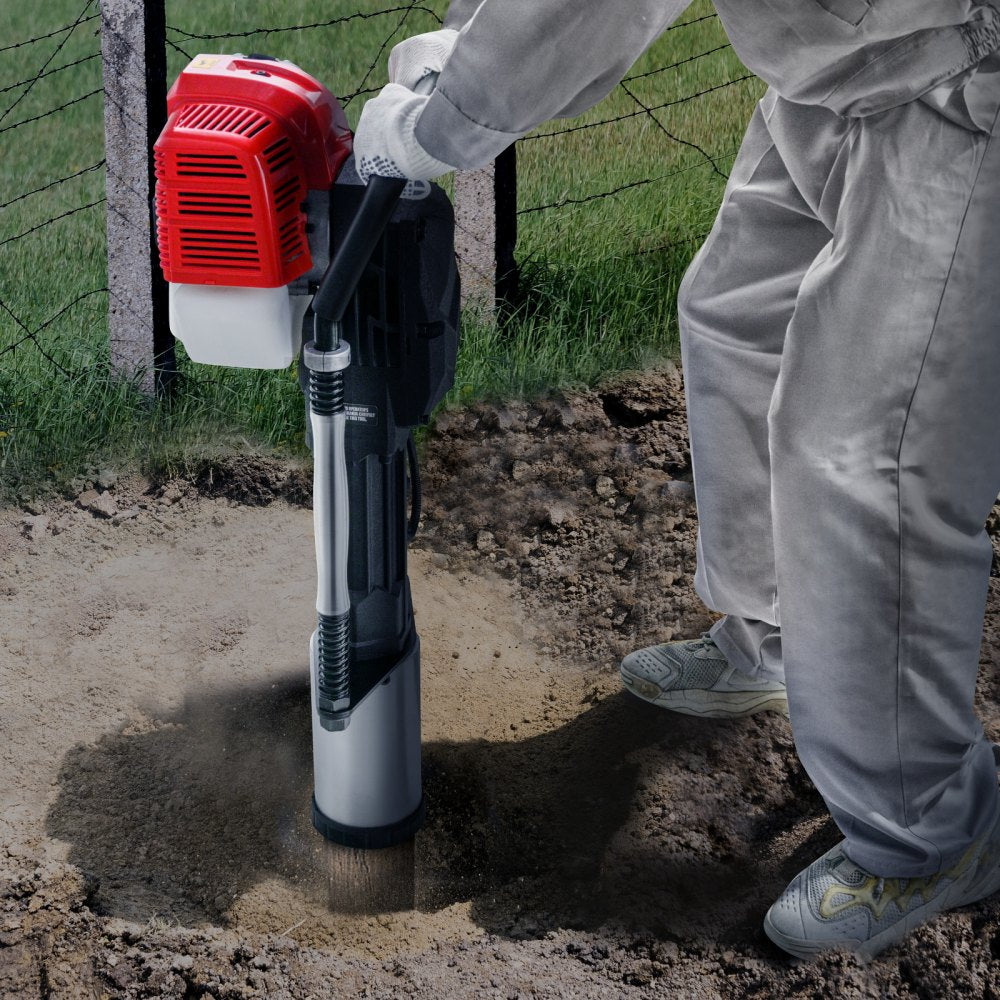 JH-95 - 52cc Gas Pile Driver with 3 Sleeves & Anti-Slip Handle