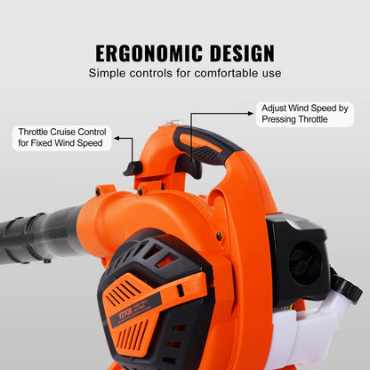 BL-260D - Powerful 2-Cycle Handheld Leaf Blower for Efficient Yard Cleaning
