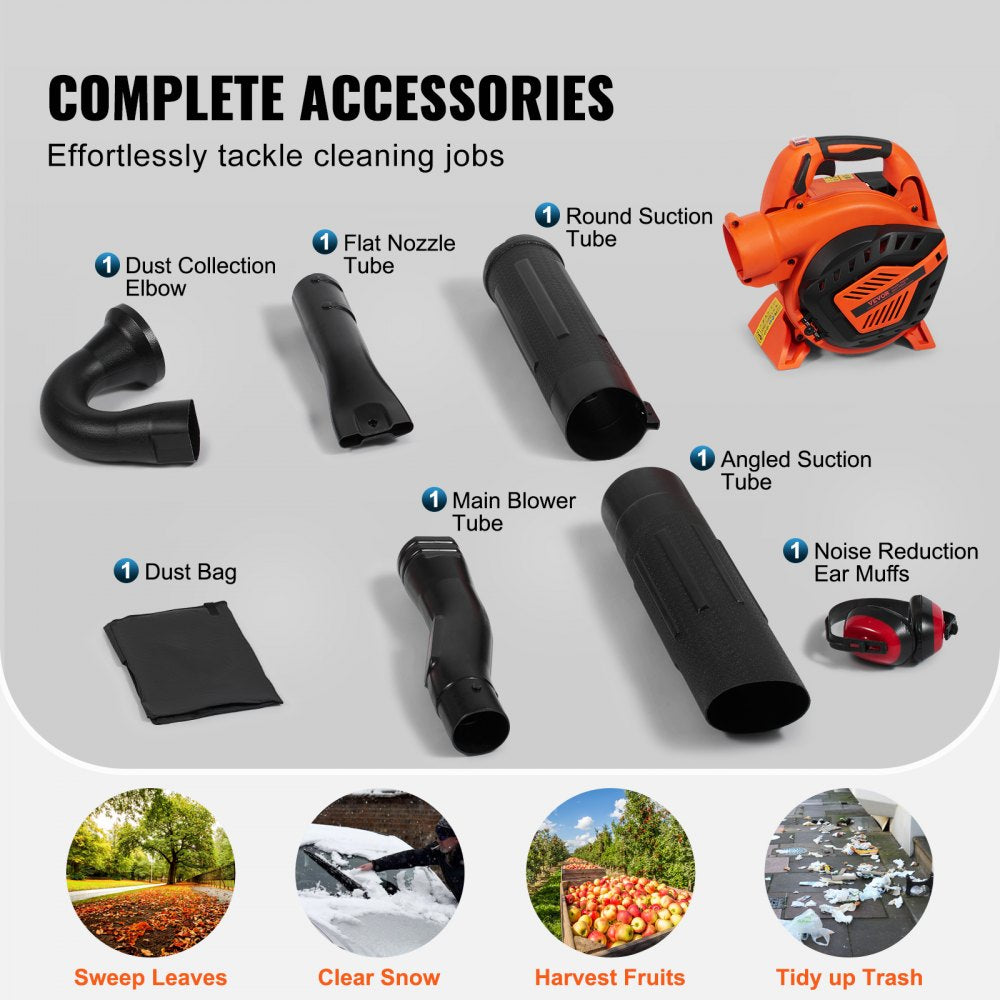 BL-260D - Powerful 2-Cycle Handheld Leaf Blower for Efficient Yard Cleaning