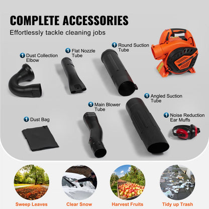 BL-260D - Powerful 2-Cycle Handheld Leaf Blower for Efficient Yard Cleaning
