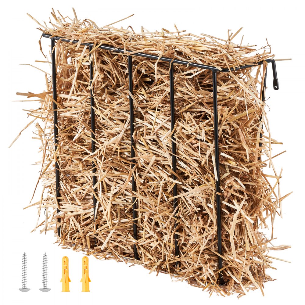 T1094 - 24 Gallon Heavy-Duty Wall-Mounted Hay Feeder for 5 Horses