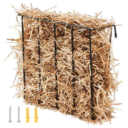 T1094 - 24 Gallon Heavy-Duty Wall-Mounted Hay Feeder for 5 Horses