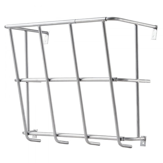 T1096 - Heavy-Duty Wall-Mounted Hay Feeder for 5 Goats, 18.5 Gallons