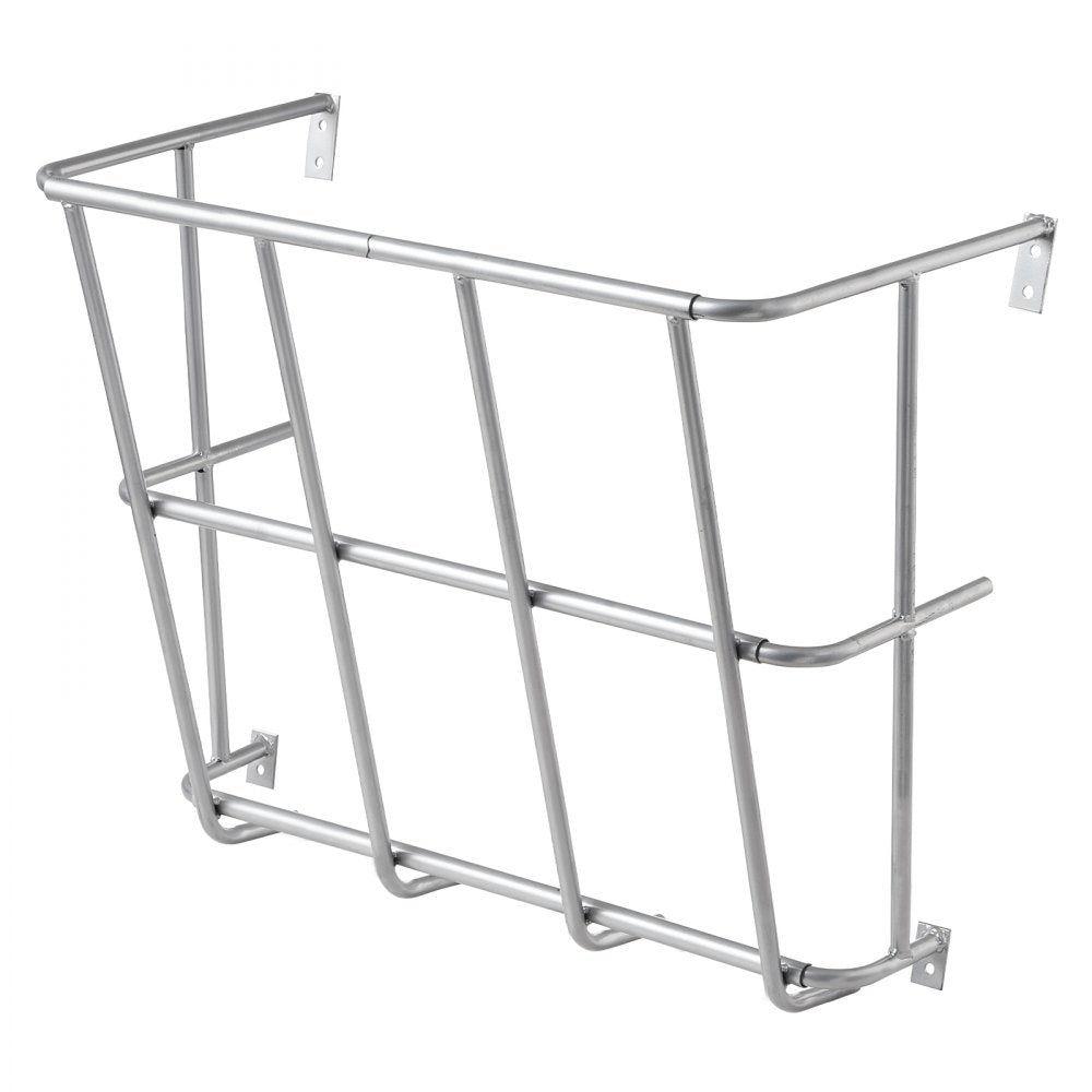 T1096 - Heavy-Duty Wall-Mounted Hay Feeder for 5 Goats, 18.5 Gallons