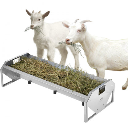 T1098 - 45" Galvanized Steel 22 Gallon Livestock Trough Feeder
