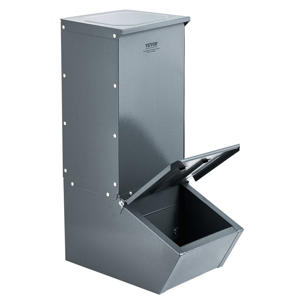 T1090 - 2.2 Bushel Galvanized Steel Hog Feeder for 5 Pigs