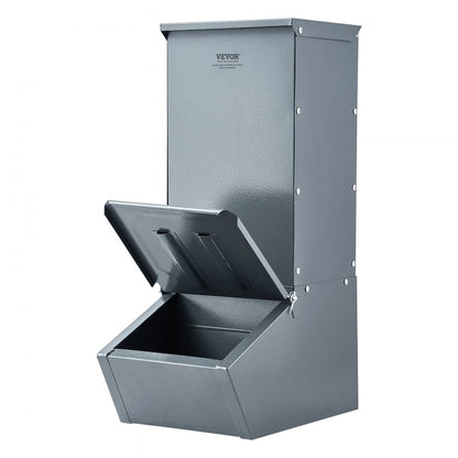 T1090 - 2.2 Bushel Galvanized Steel Hog Feeder for 5 Pigs