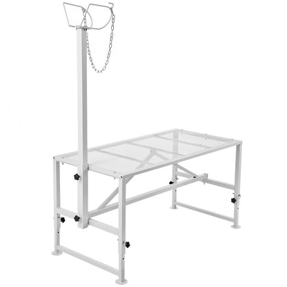 SCJ002-W - VEVOR 47x23" Goat Stand, 500lbs Capacity, Adjustable Height 21"-33"