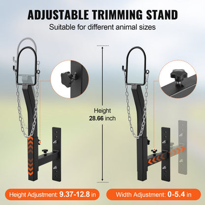 SCJ001 - VEVOR Adjustable Goat & Sheep Trimming Stand for Hoof Care