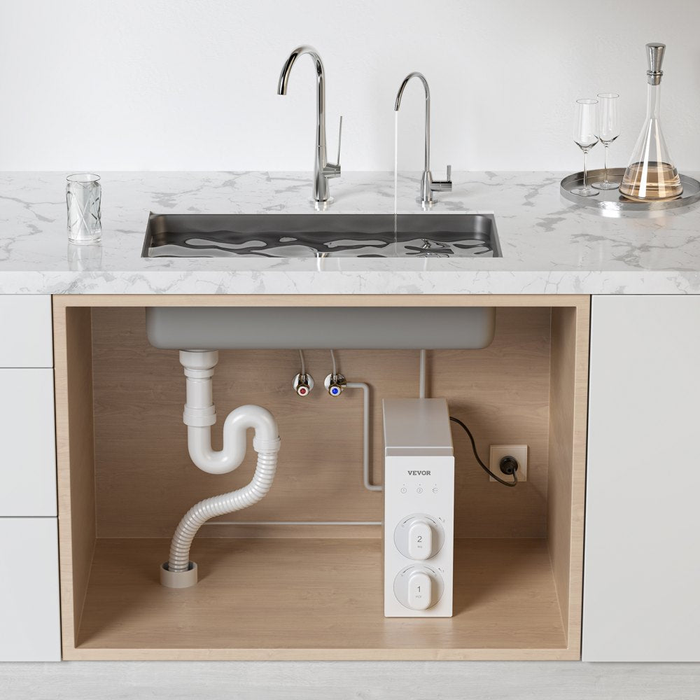 SS-001 - 400 GPD Tankless Reverse Osmosis System with 8-Stage Filtration