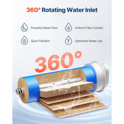 SS-009 - 800 GPD Reverse Osmosis Filter for Easy Replacement