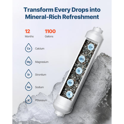 SS-0011 - Under Sink Alkaline Water Filter with Quick Connect Installation