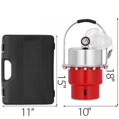 010571317456 - VEVOR Pneumatic Brake Bleeder Tool with Pressure Gauge