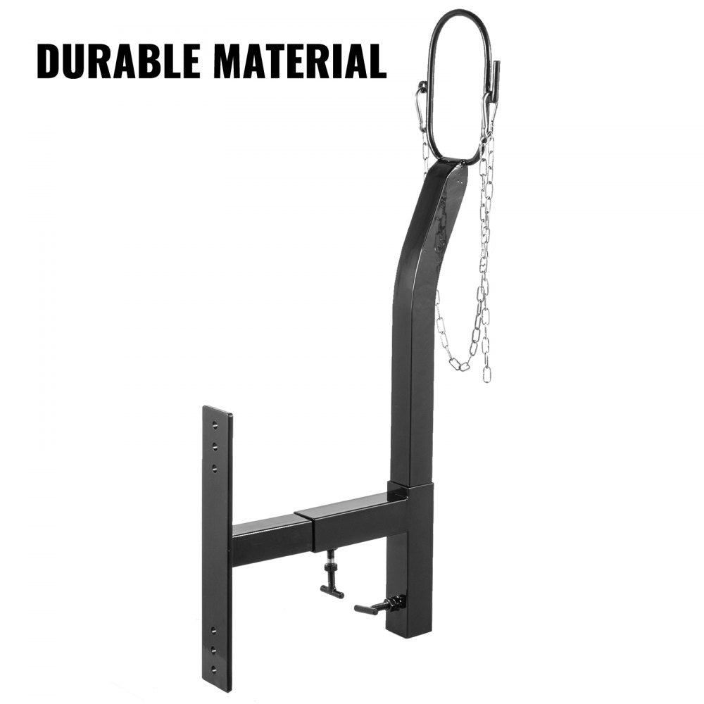 010391568933 - Adjustable Goat Trimming Stand with Galvanized Steel and Nylon Rope