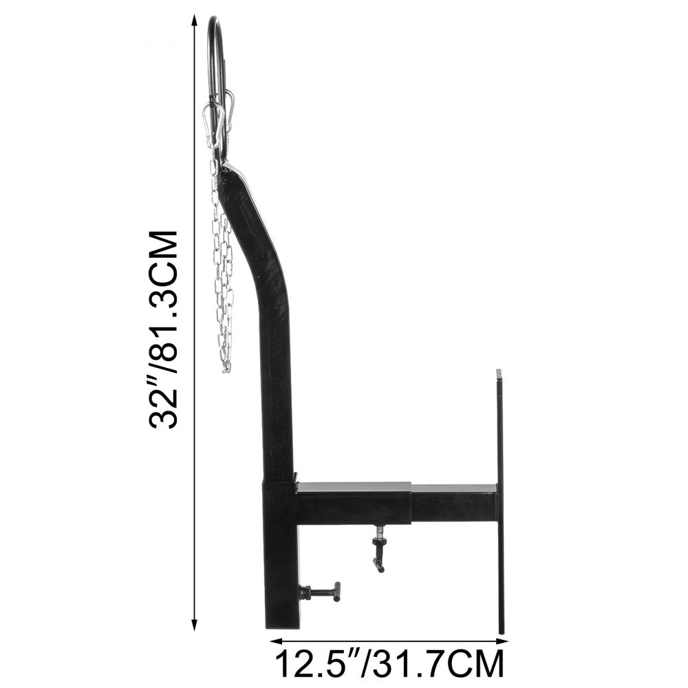 010391568933 - Adjustable Goat Trimming Stand with Galvanized Steel and Nylon Rope
