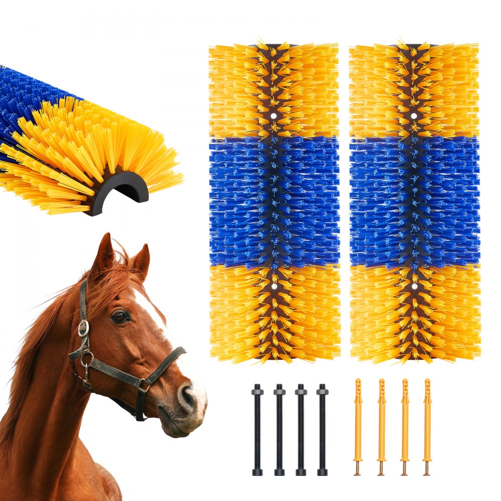 FL-CBC002 - 20 in Livestock Scratching Brush for Horses, Cows & More