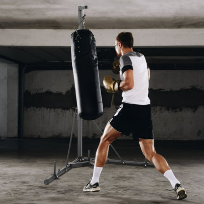 ssshksdj-a - Adjustable Heavy Bag Stand, 400 lbs Capacity, Iron Frame