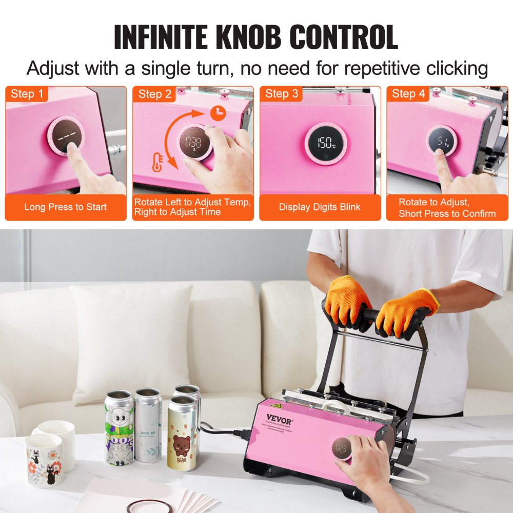 F270 - Versatile Mug Heat Press for 11-30oz Tumblers