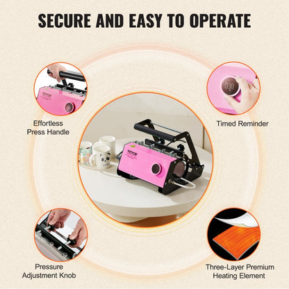 F270 - Versatile Mug Heat Press for 11-30oz Tumblers