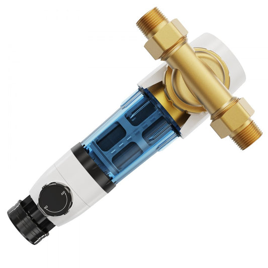 BSK-T2-N1-N - High-Flow 40μm Spin Down Sediment Filter for Well Water