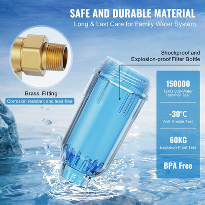 BSK-T2-S3-N - VEVOR 40 Micron Spin Down Filter for Clean Water