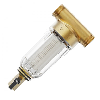 BSK-T1-Z1-N - VEVOR 40 Micron Whole House Sediment Filter with Direct Flush