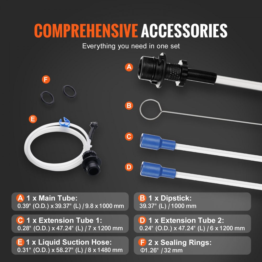YS-087B - VEVOR 4-Gallon Fluid Extractor for Quick Oil Changes
