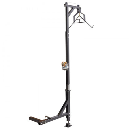 GZB88055-CD400LBS+ZCT - Adjustable 78-100.8" Steel Deer Hoist with 1200 lbs Winch