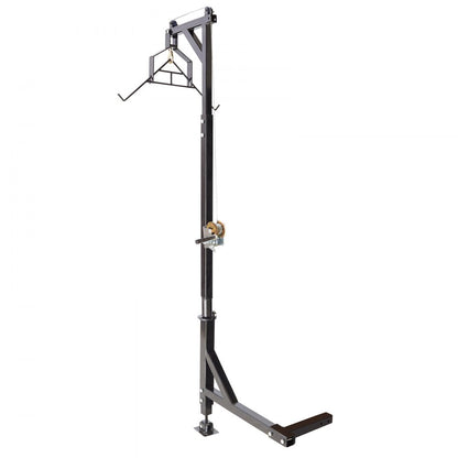 GZB88055-CD400LBS+ZCT - Adjustable 78-100.8" Steel Deer Hoist with 1200 lbs Winch