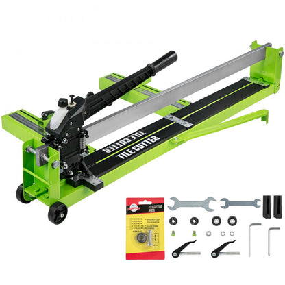 010454561288 - 1000mm Aluminum Tile Cutter with Laser Guide and Ergonomic Handle