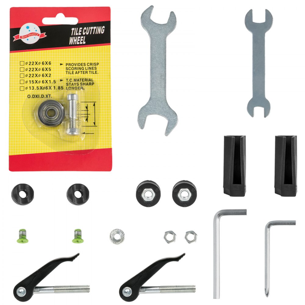 010454561288 - 1000mm Aluminum Tile Cutter with Laser Guide and Ergonomic Handle