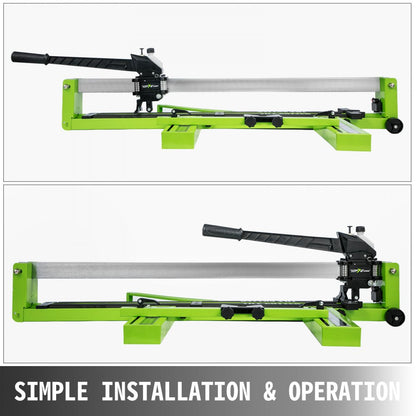 010996271280 - 47-Inch VEVOR Manual Tile Cutter with Laser Guide