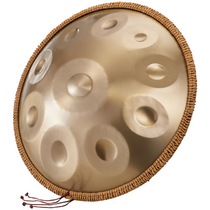Golden-10 tone sound - 22-Inch D Minor Handpan Drum with 10 Tones