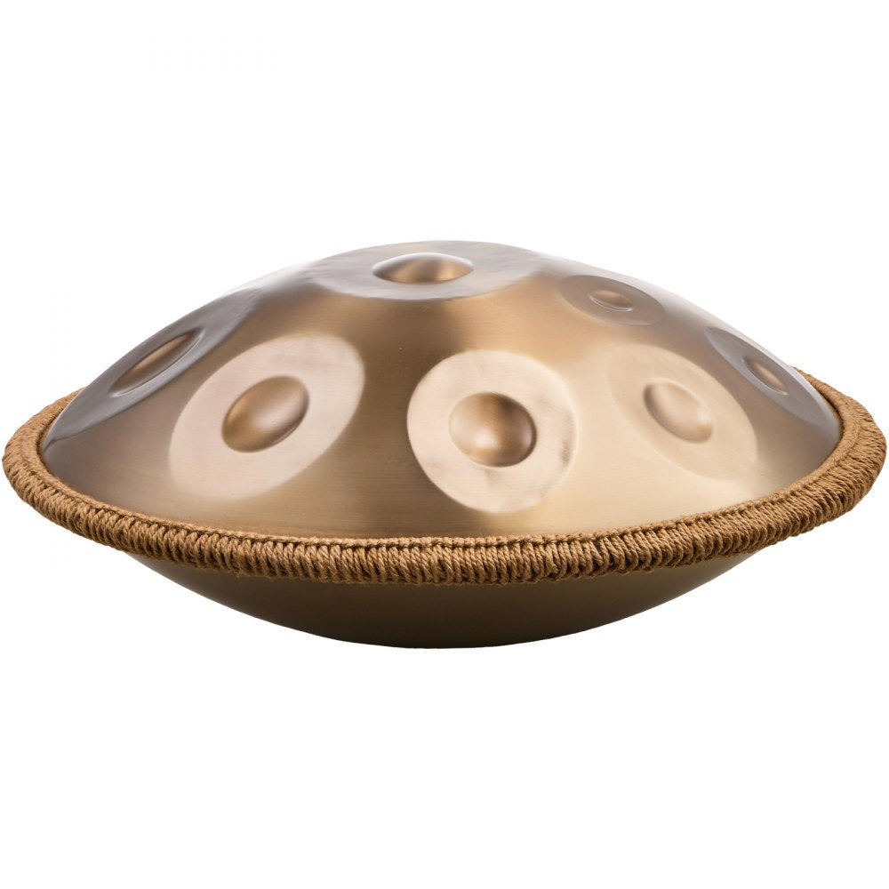 Golden-10 tone sound - 22" D Minor Hand Pan Drum for Beginners