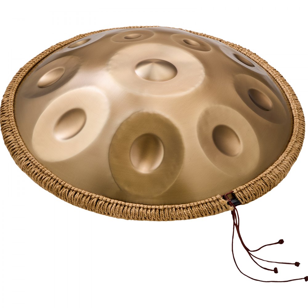 Golden-10 tone sound - 22" D Minor Hand Pan Drum for Beginners