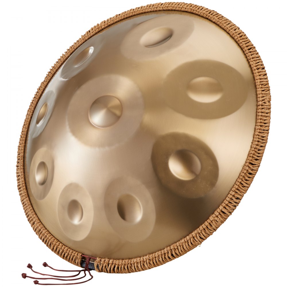 Golden-9 tone sound - 22" D Minor Steel Handpan Drum for Musical Enjoyment
