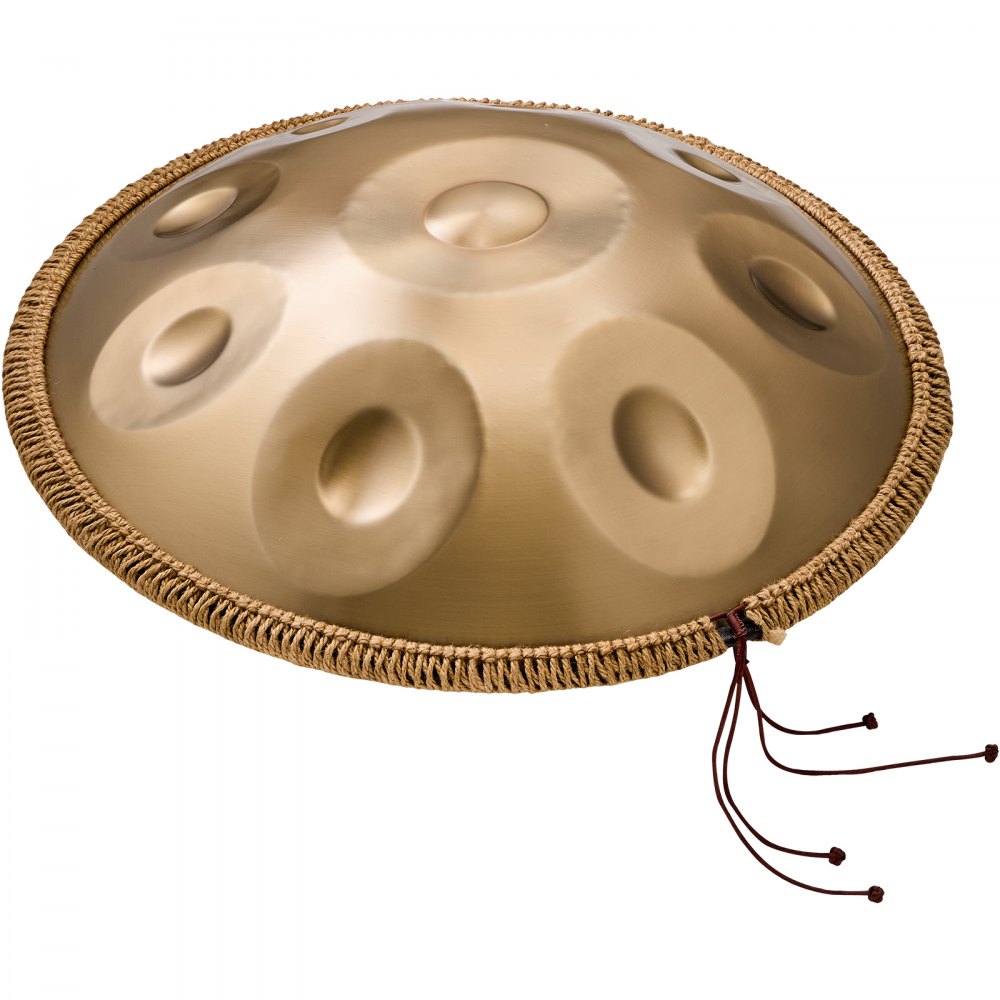 Golden-9 tone sound - 22" D Minor Steel Handpan Drum for Musical Enjoyment