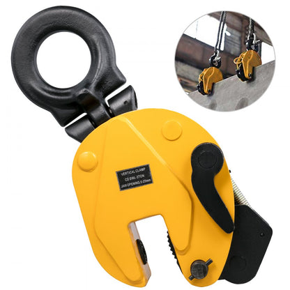 CD3 - Heavy-Duty Steel Plate Lifting Clamp with 180° Rotation