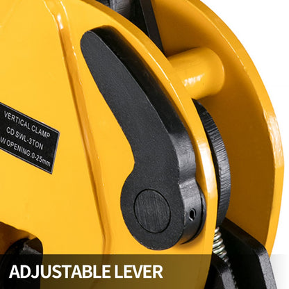CD3 - Heavy-Duty Steel Plate Lifting Clamp with 180° Rotation
