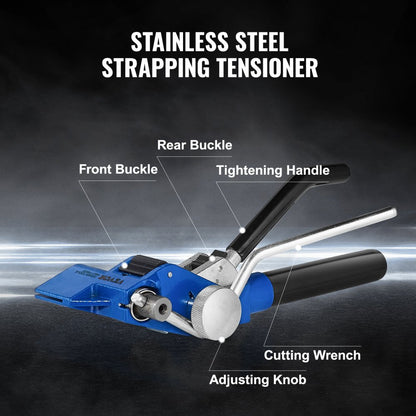 GD-5 - 100ft 304 Stainless Steel Strapping Kit with Tensioner Tool