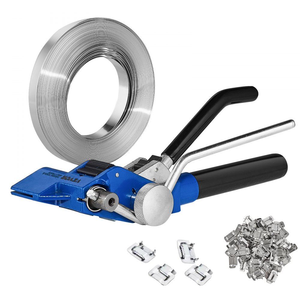 GD-5 - 100ft 304 Stainless Steel Strapping Kit with Tensioner Tool