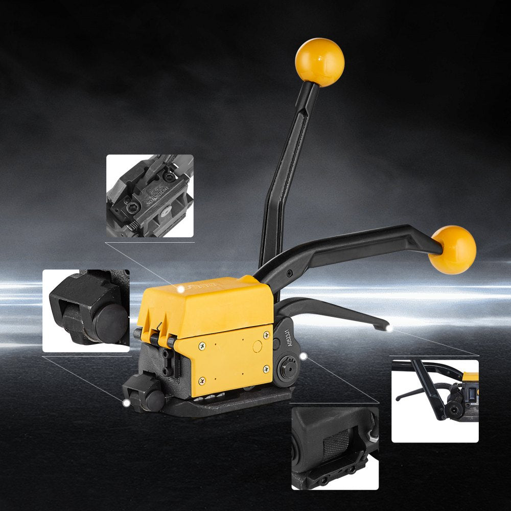 A333 - VEVOR 3-in-1 Steel Strapping Tool, 1/2"-3/4" Width