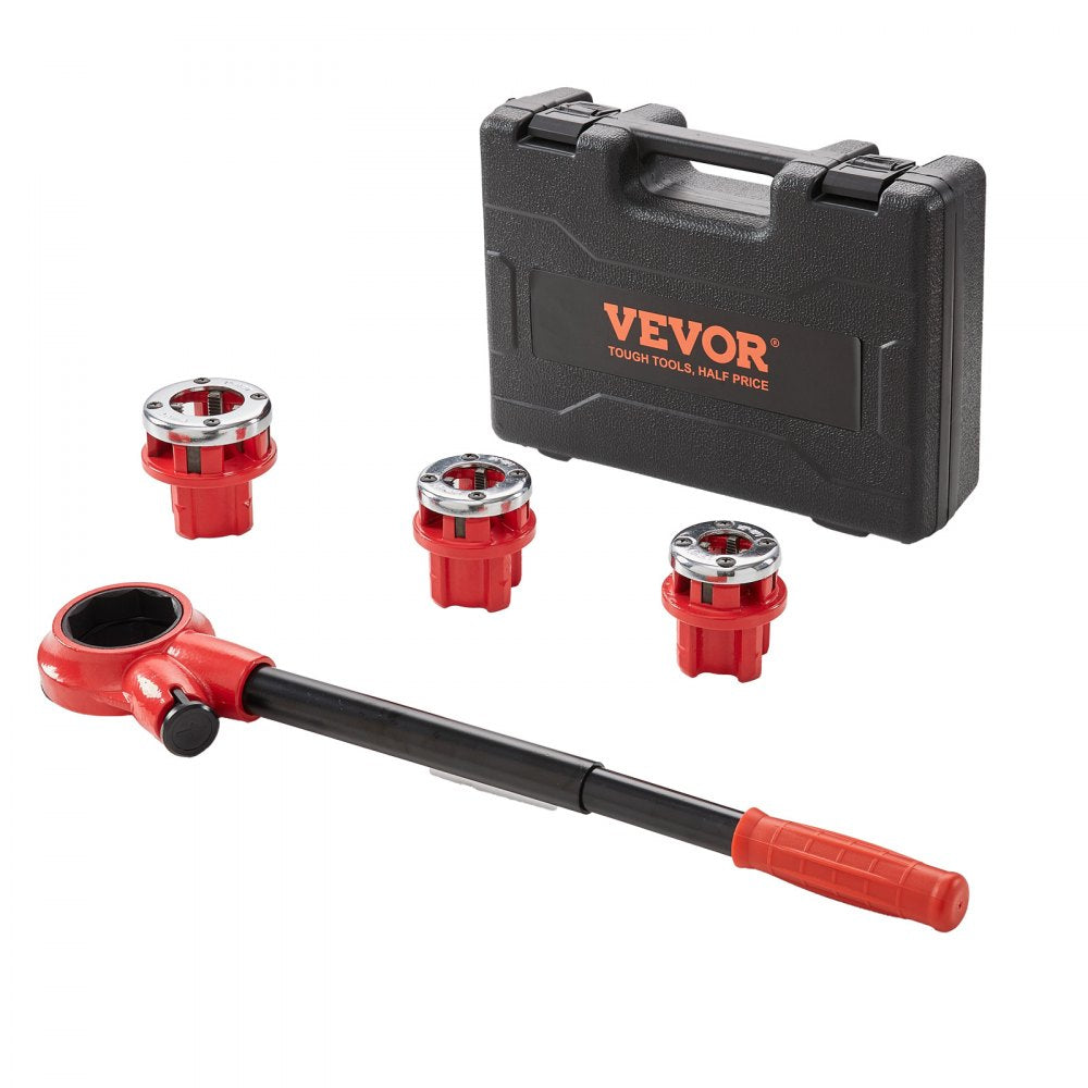 KT1103A - VEVOR 3 Die Ratchet Pipe Threader Kit for 1/2"-1" Pipes