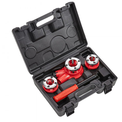 KT1103A - VEVOR 3 Die Ratchet Pipe Threader Kit for 1/2"-1" Pipes