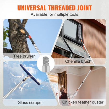 GZJ-6m5 - 20 ft VEVOR Extendable Pole Saw for High Branch Trimming